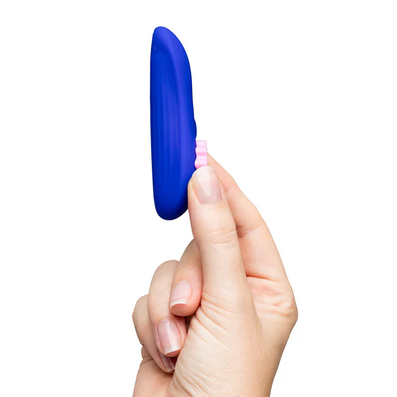 ROMP Party Panty Vibrator from Adult Toy Box, discreet wearable vibrator with textured surface for intimate pleasure.