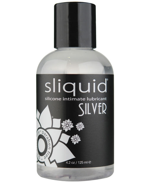 Sliquid Silver Silicone Lube Glycerine & Paraben Free - 4.2 oz - Entry Point