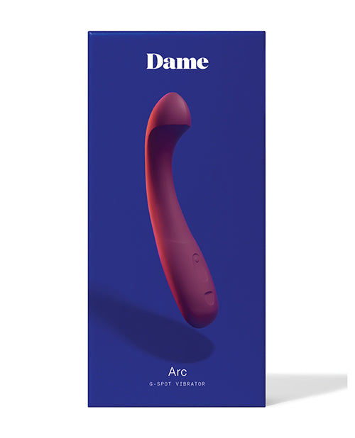 Dame Arc G-Spot Vibrator - Plum - Entry Point