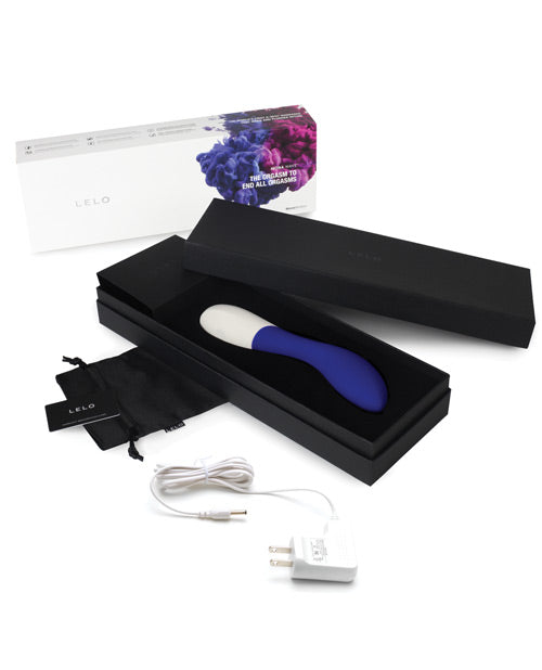 LELO Vibrator | G Spot Vibrator | Mona Wave Silicone Vibrator | Midnight Blue Waterproof | Best Vibrator for Women - Entry Point