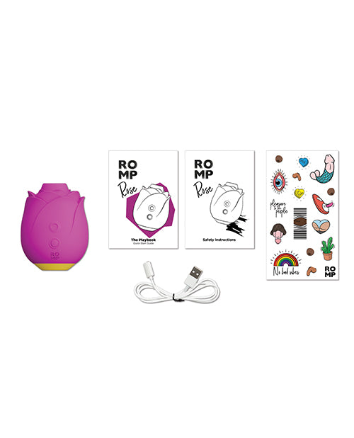 Romp Rose Clit Stimulator - Pink - Entry Point