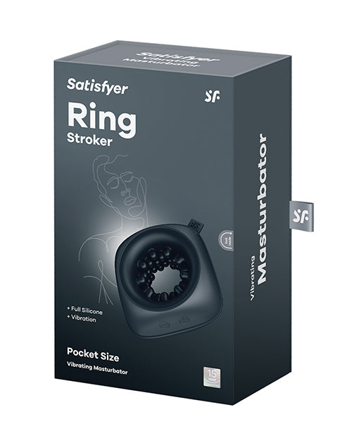 Satisfyer Ring Stroker - Black - Entry Point