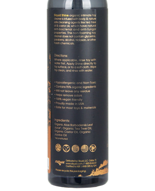 Sliquid Shine Organic Toy Cleaner - 8.5 oz - Entry Point