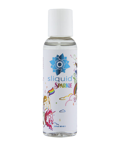 Sliquid Naturals Sparkle Pride Water Based Lube - 2 oz - Entry Point
