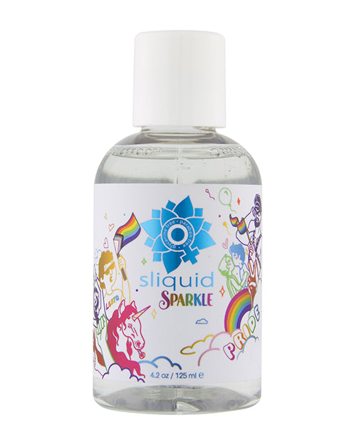 Sliquid Naturals Sparkle Pride Water Based Lube - 4.2 oz - Entry Point