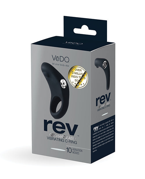 VeDO Rev Rechargeable C Ring - Black - Entry Point