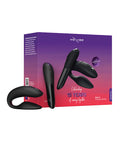 Black We-Vibe remote control vibrator, Sync 2 couples vibrator, sleek bullet design, from Not Just Sex Toys.