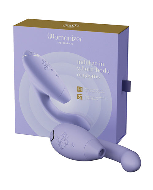 Womanizer Duo 2 Rabbit Vibrator | Lilac G Spot Vibrator | Waterproof 10X Clit Vibrator | Best Vibrator for Women - Entry Point