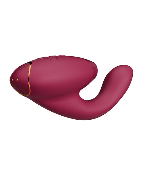 Womanizer Duo 2 Rabbit Vibrator | Bordeaux G Spot Vibrator | Waterproof 10X Clit Vibrator | Best Vibrator for Women - Entry Point