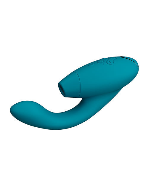Womanizer Duo 2 Rabbit Vibrator | Petrol G Spot Vibrator | Waterproof 10x Clit Vibrator | Best Vibrator for Women - Entry Point